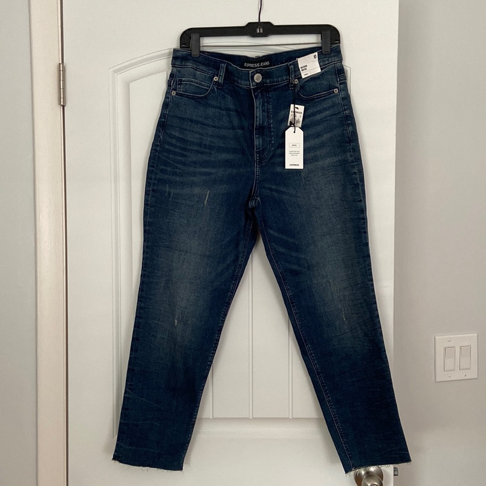 Express Jeans, Girlfriend, High Rise, Never worn, Tags